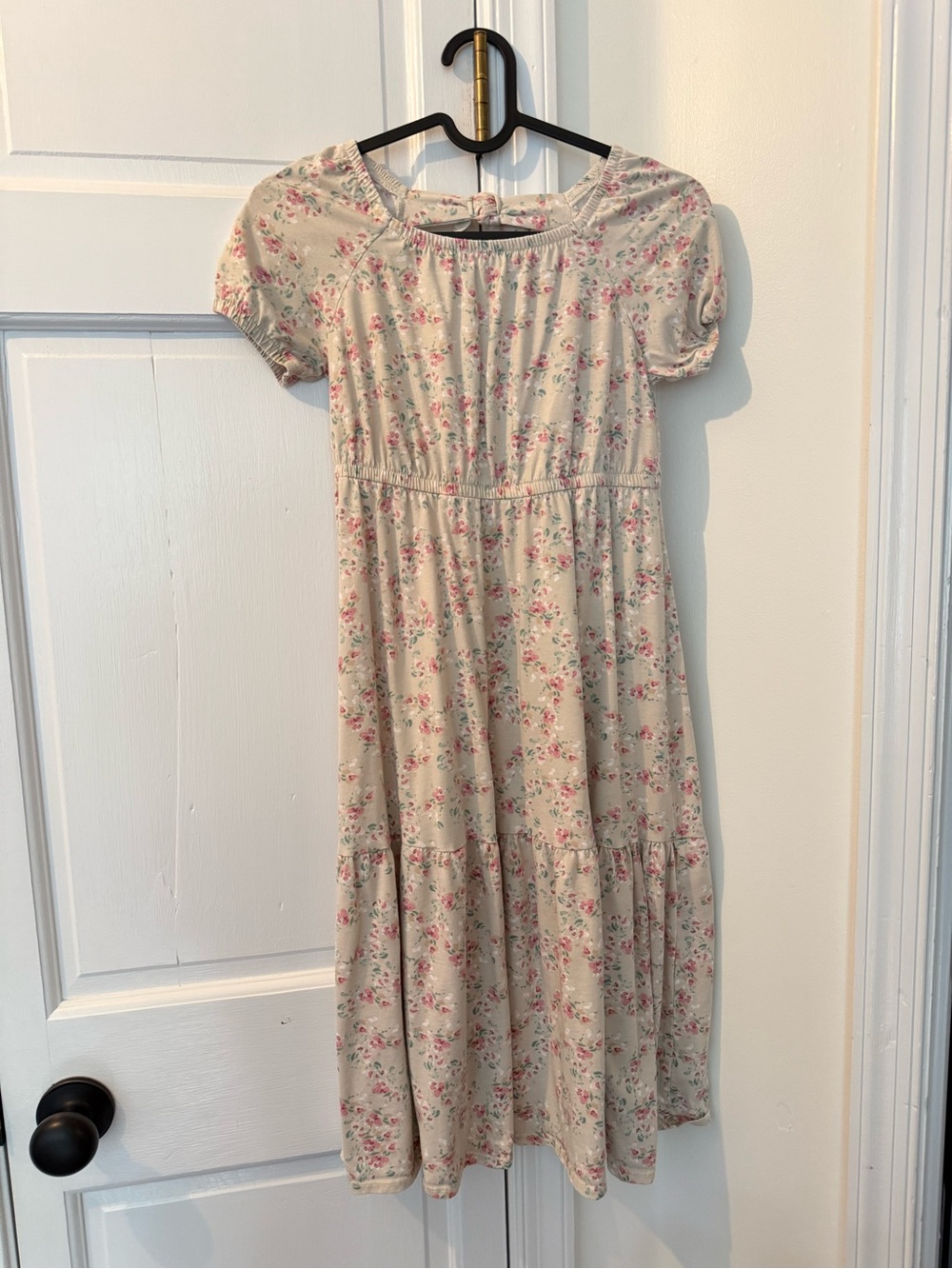 OshKosh B'gosh Pink Floral Tiered Cotton Dress
